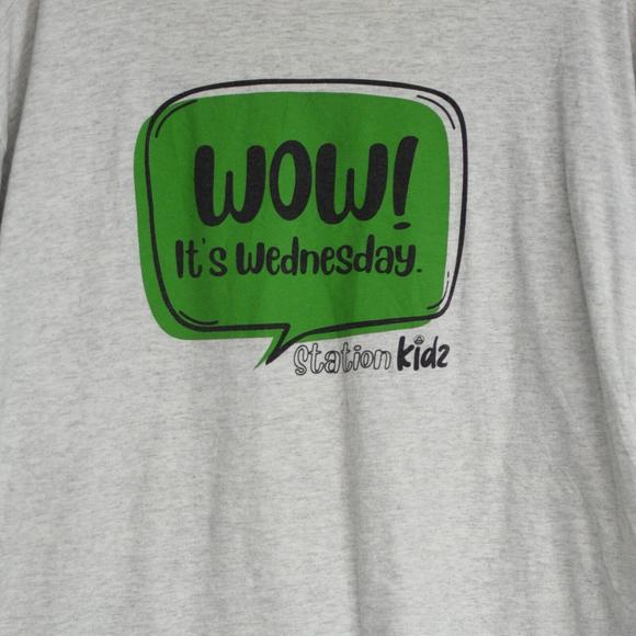 Wow Its Wednesday Mens Gray Printed T-Shirt Round Neck Short Sleeve Size XL - Picture 5 of 10